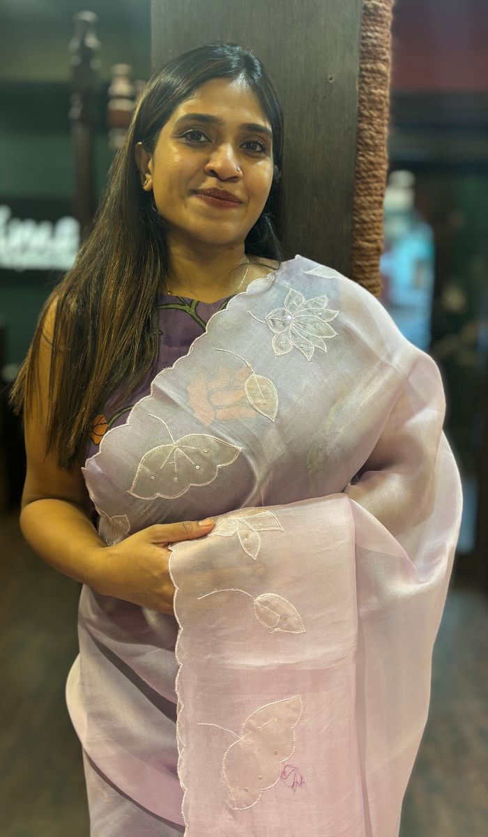 ORGANZA SILK SAREE 30122412