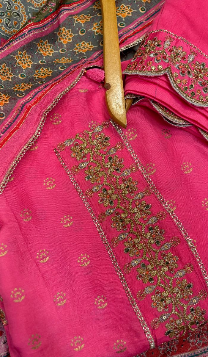 CHIFFON UNSTITCHED SALWAR 28102312