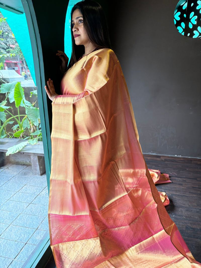 SEMI TISSUE SAREE 28112428