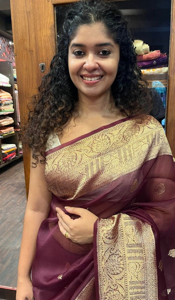 ORGANZA SAREE 07082321