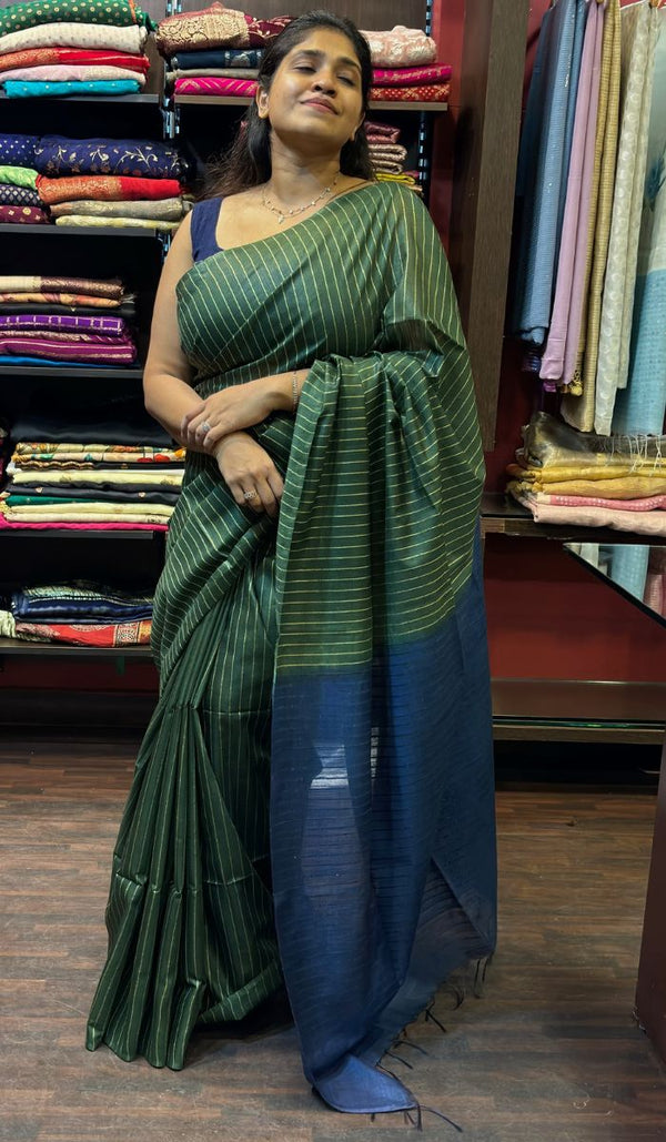 SEMI TUSSAR SILK SAREE 01072444