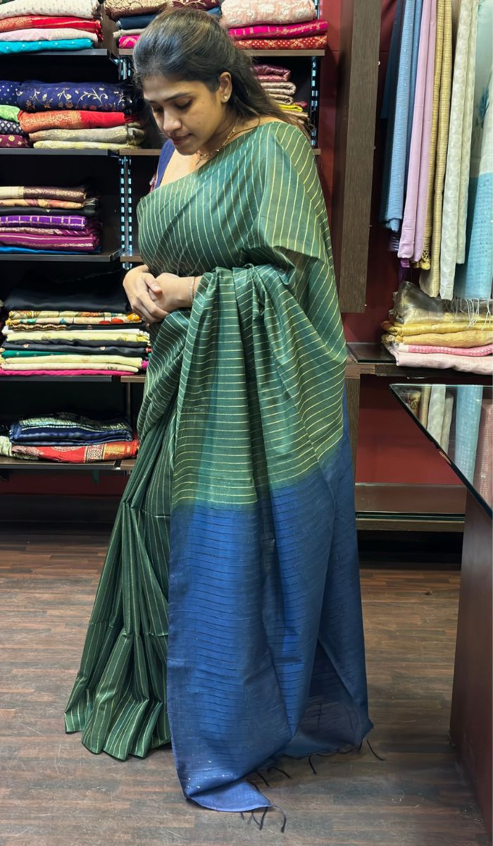 SEMI TUSSAR SILK SAREE 01072444