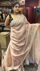 SEMI TUSSAR SILK SAREE 17122411