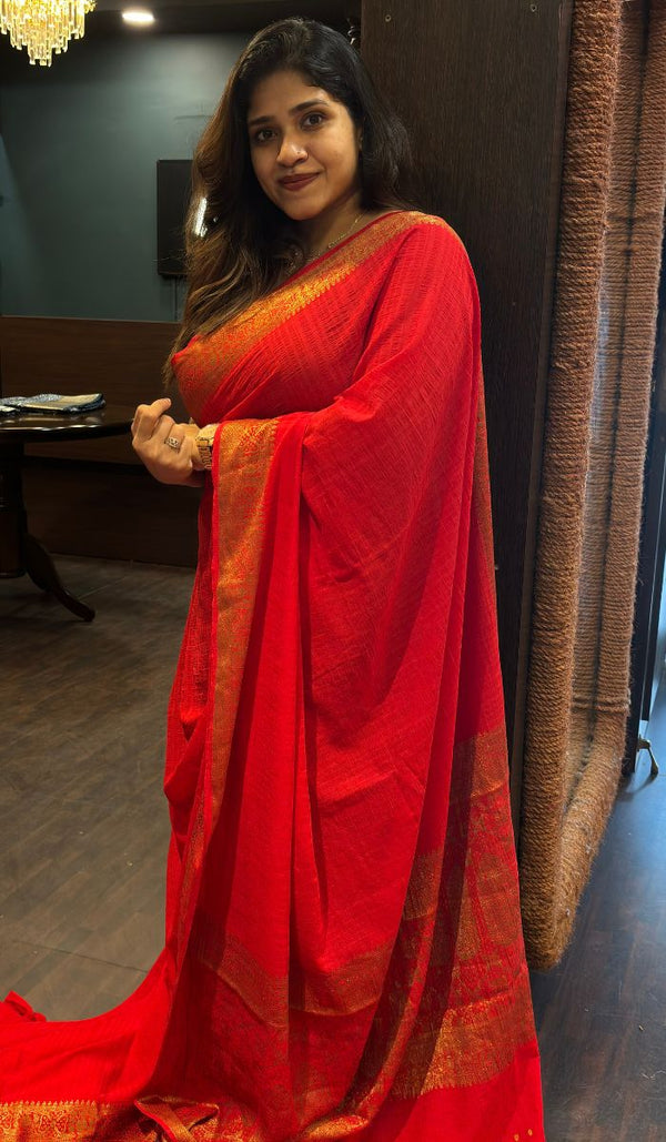 SEMI GEORGETTE SAREE 10092416