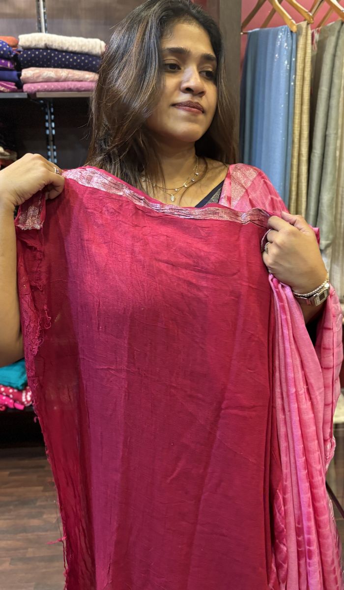 SEMI LINEN SAREE 19062416