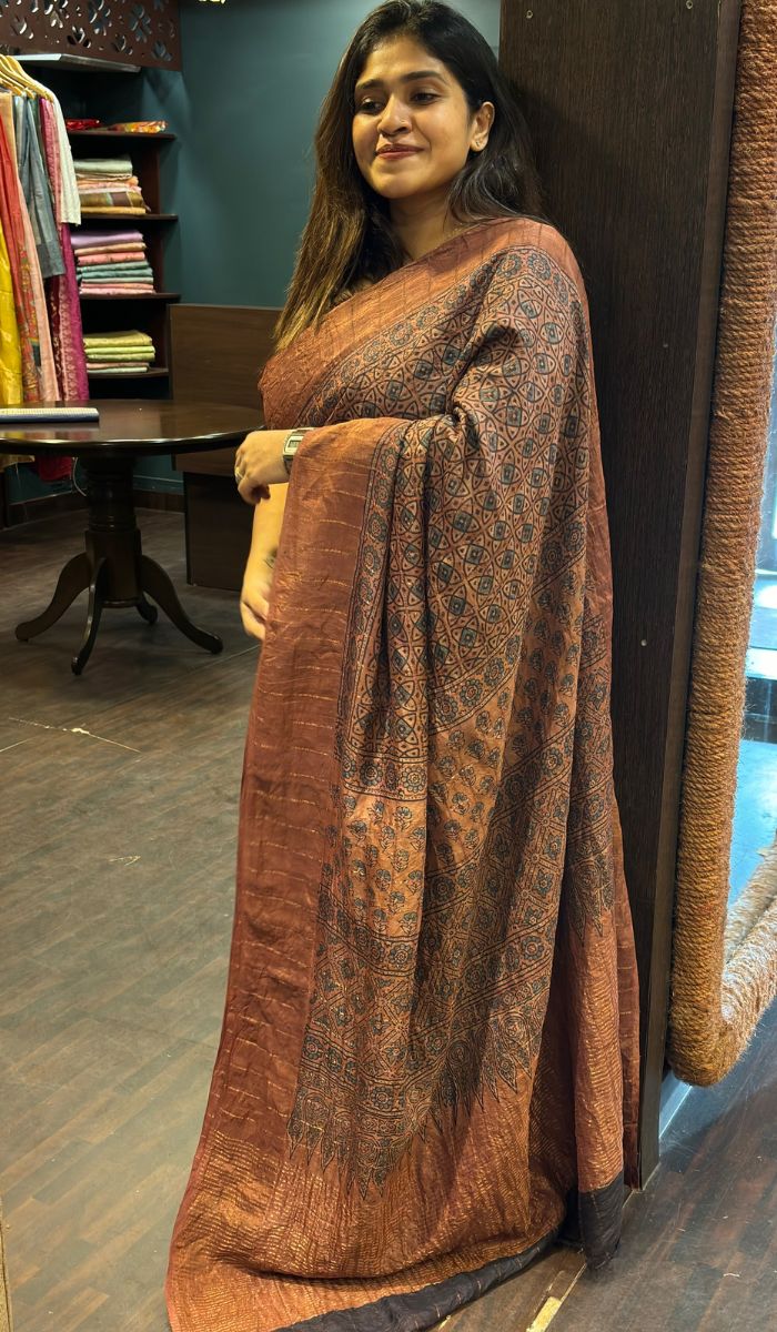 TUSSAR SILK SAREE 07022482