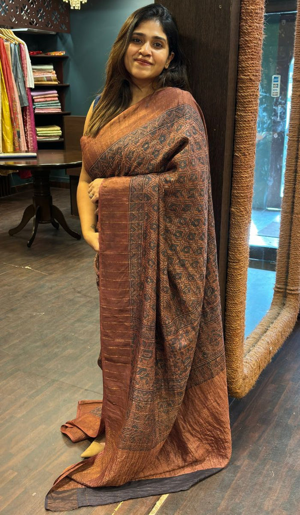 TUSSAR SILK SAREE 07022481