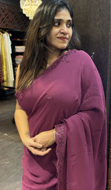 VISCOSE GORGETTE SAREE KSC SA 07022468