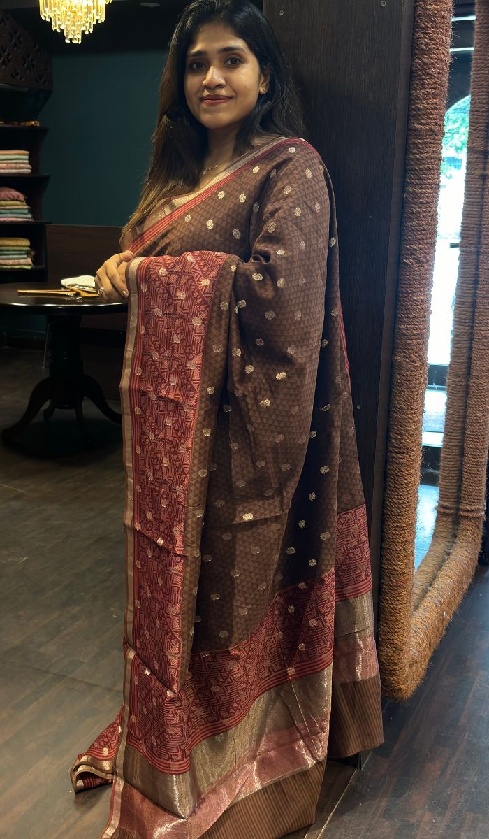 CHANDERI SILK SAREE RSK SA 1012232