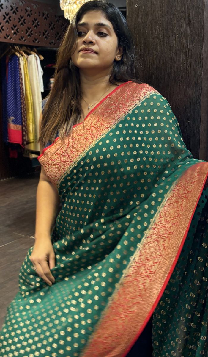 CREPE SILK SAREE MES 17032314