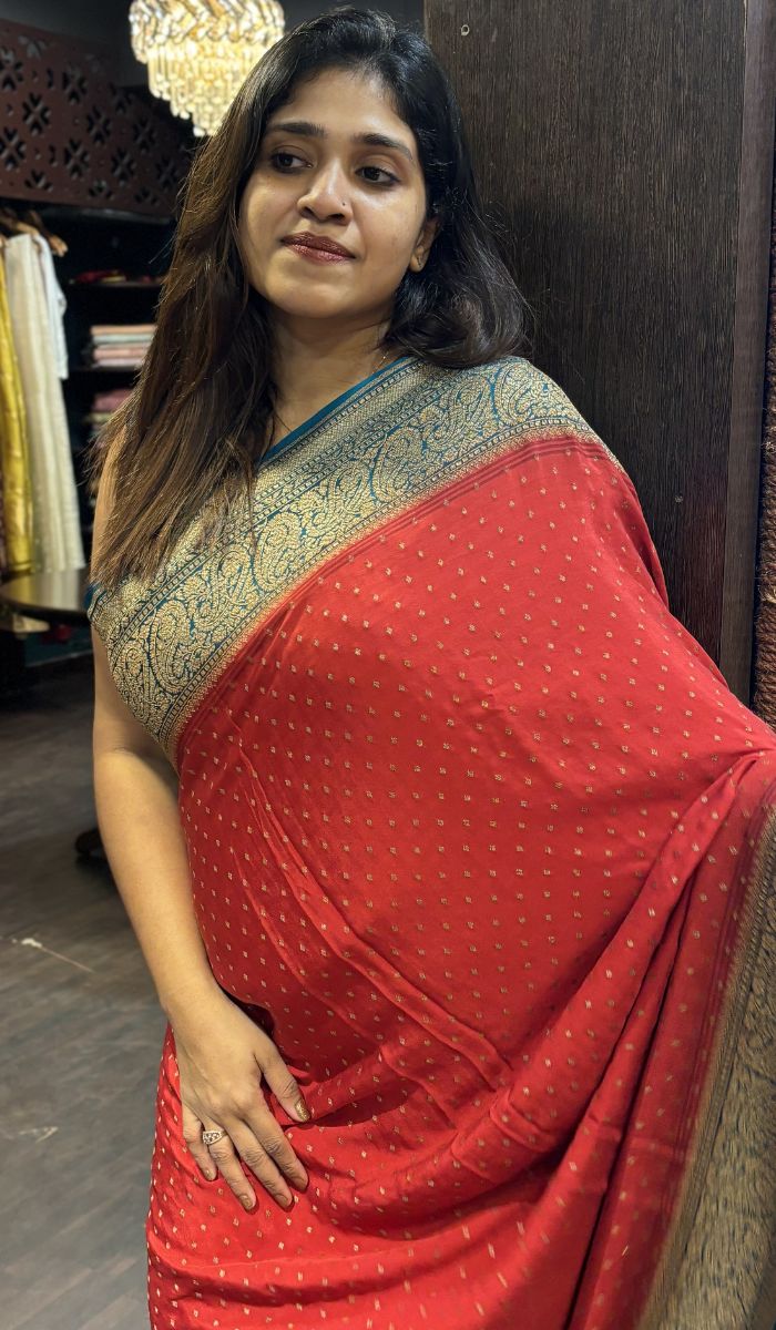 CREPE SILK SAREE VSNDD SA 21032455