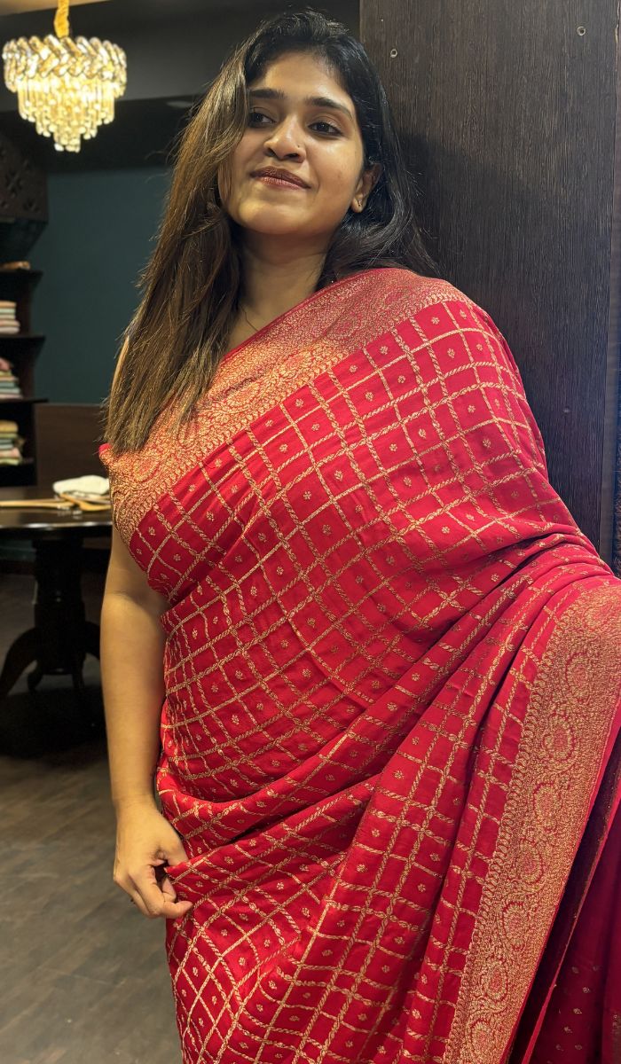 CREPE SILK SAREE VJDS SA 18032450