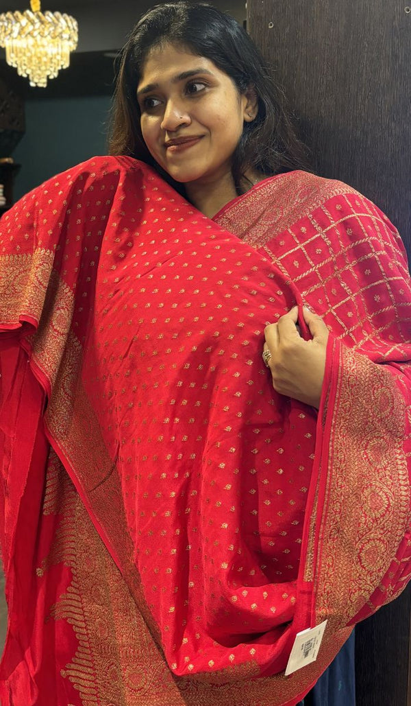 CREPE SILK SAREE VJDS SA 18032450