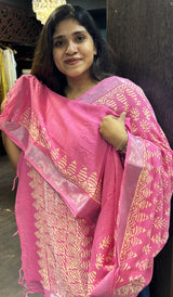 SEMI LINEN SAREE KPJ SA 1904249