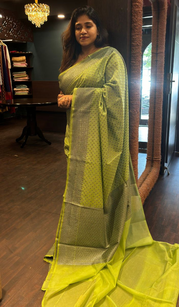 SEMI BANARASI SAREE RHV SA 09092460