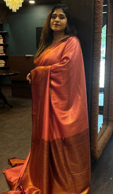 SEMI KANJI SILK SAREE YGU SA 12092425