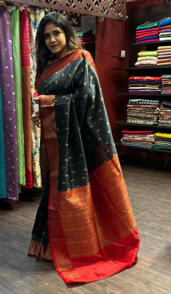 SEMI SILK SAREE VJD SA 1809245