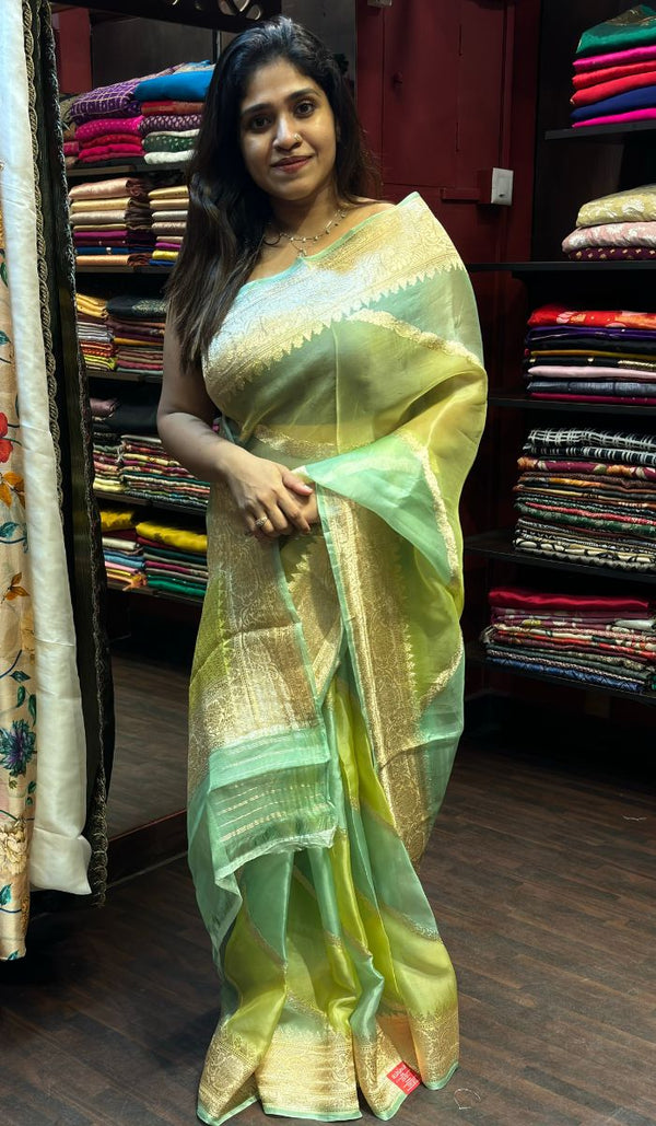 PURE ORGANZA SILK SAREE VJD SA 1209242