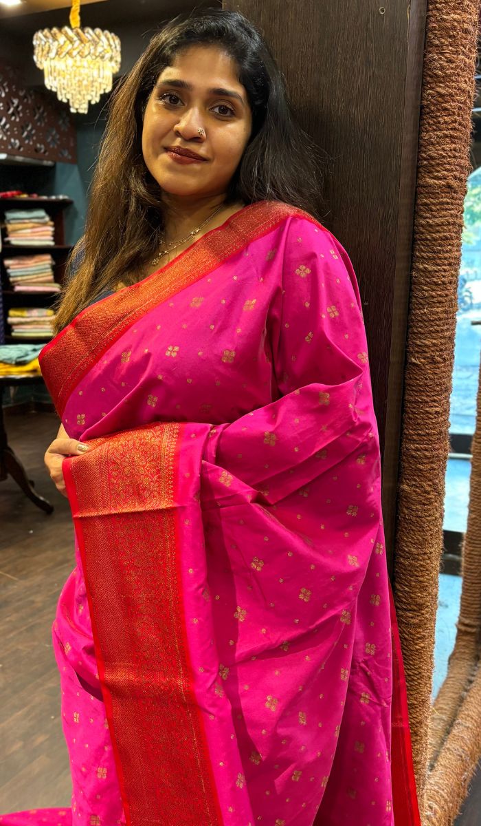 SEMI SILK SAREE VJD SA 18092442