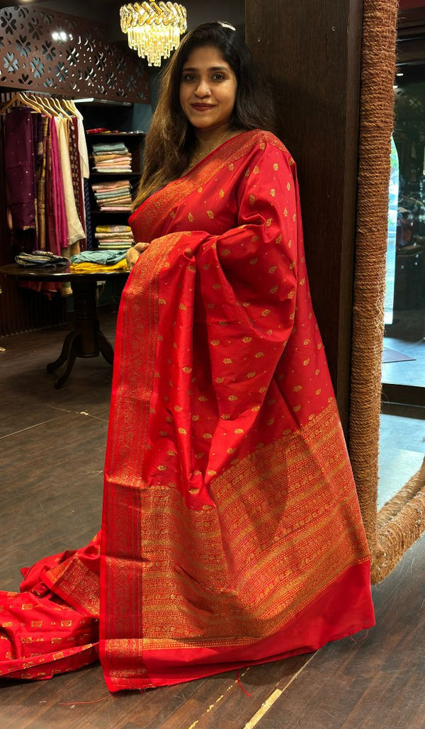 SEMI SILK SAREE VJD SA 18092443