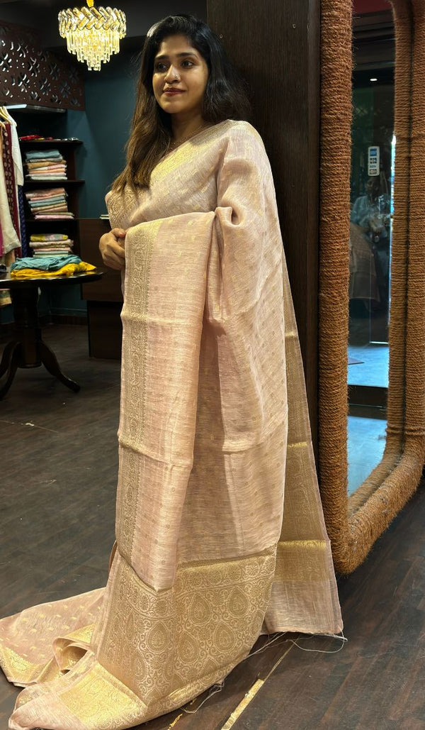 LINEN SAREE VJD SA 14092410