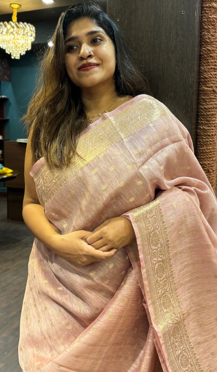 LINEN SAREE VJD SA 14092410