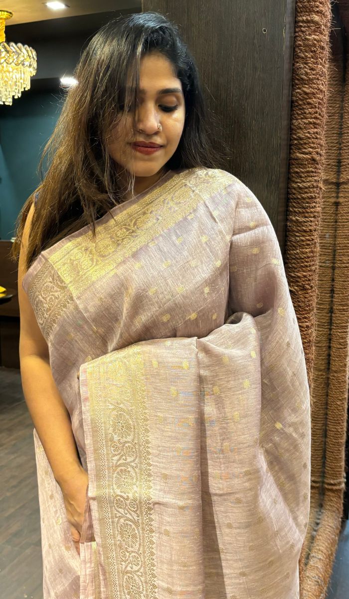 LINEN SAREE  VJD SA 14092412