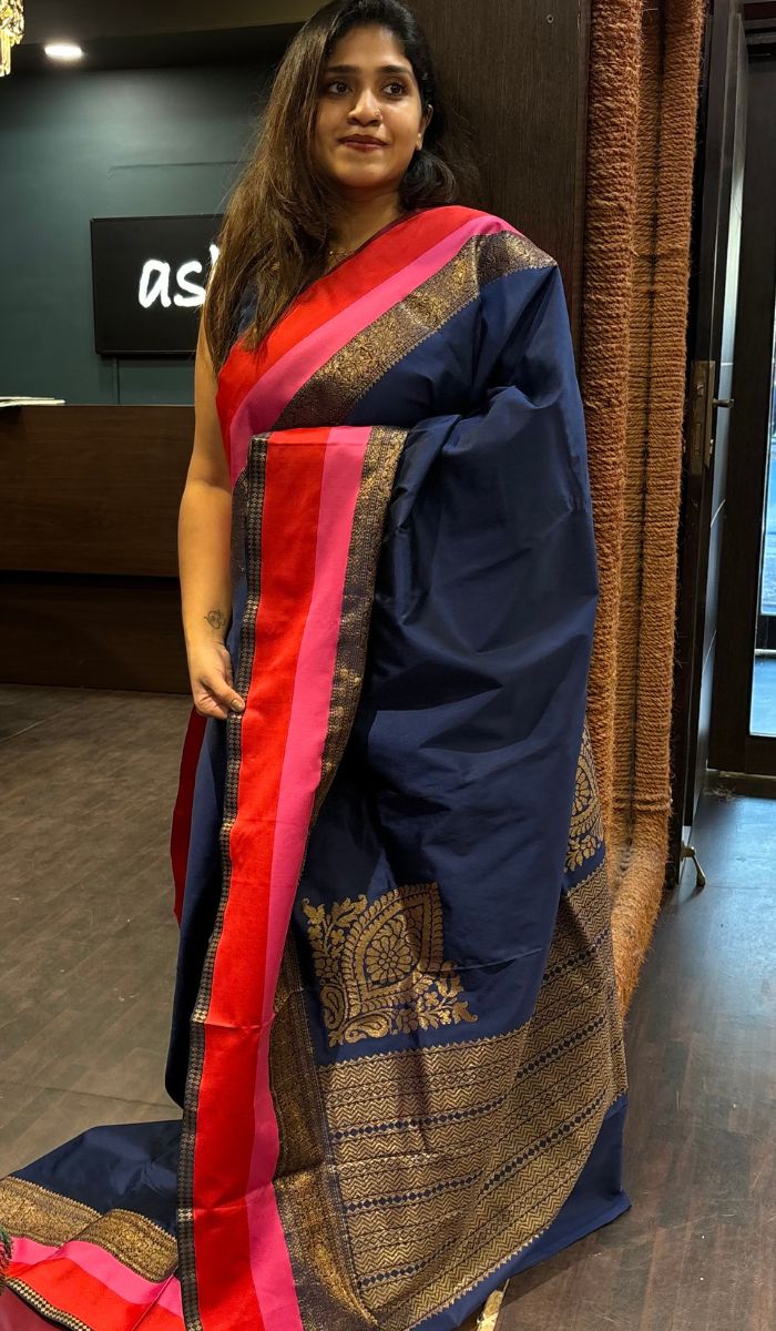 SEMI SILK SAREE VJD SA 18092437