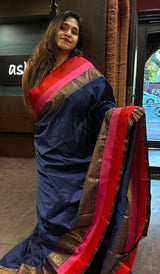 SEMI SILK SAREE VJD SA 18092437