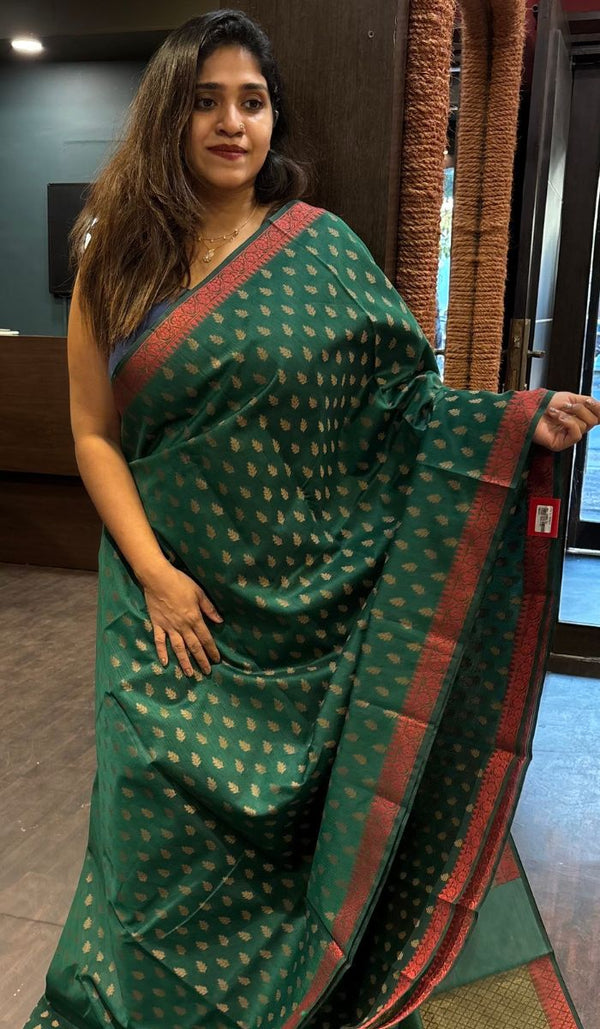 SEMI SILK SAREE VJD SA 18092419