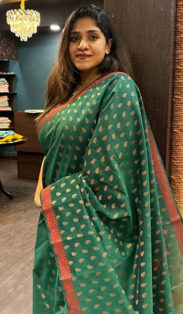 SEMI SILK SAREE VJD SA 18092419