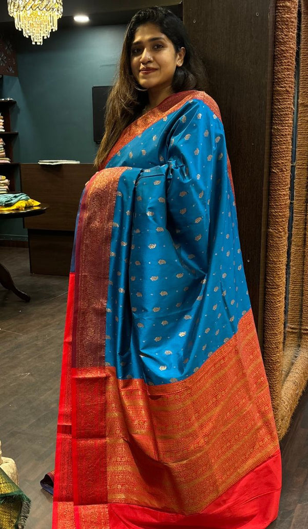 SEMI SILK SAREE VJD SA 18092444