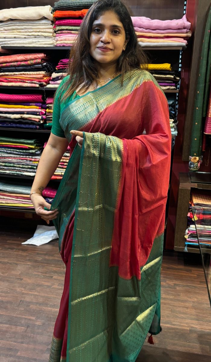 SEMI SILK SAREE MSV SA 0409243