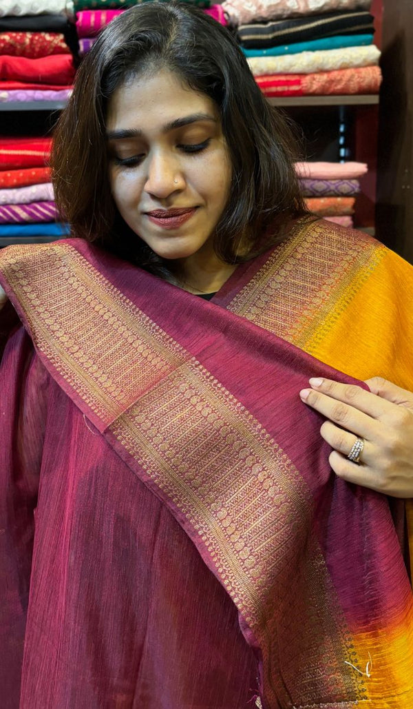 SEMI LINEN SAREE 160724176