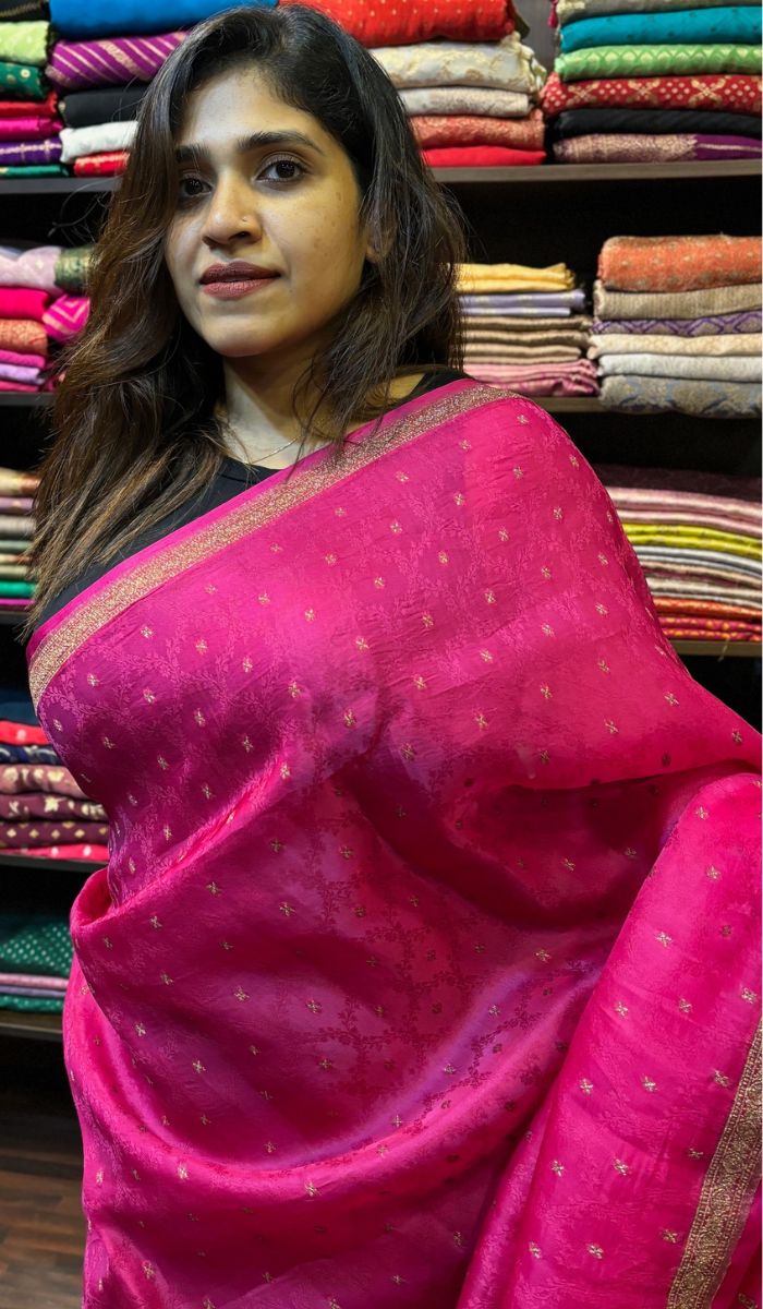 ORGANZA SILK SAREE YGU SA 160724148