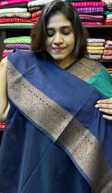 SEMI LINEN SAREE 160724177