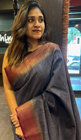 SEMI LINEN SAREE 160724170