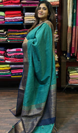 SEMI LINEN SAREE 160724177