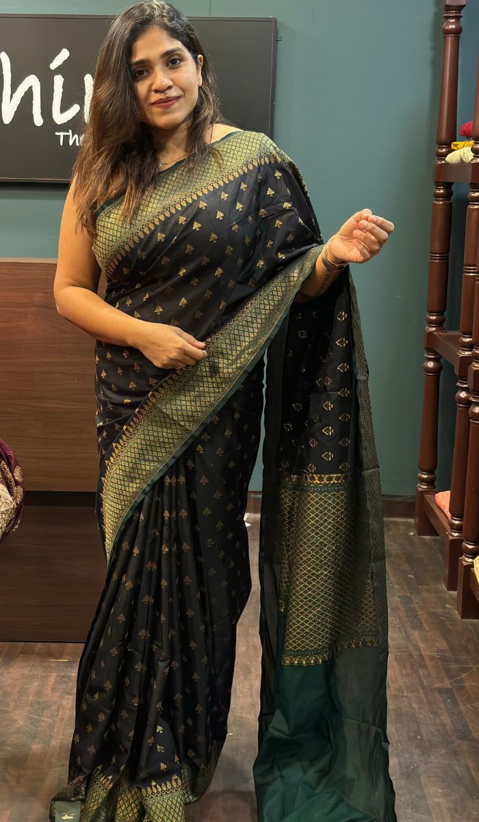 SEMI SILK SAREE MSV SA 31072412