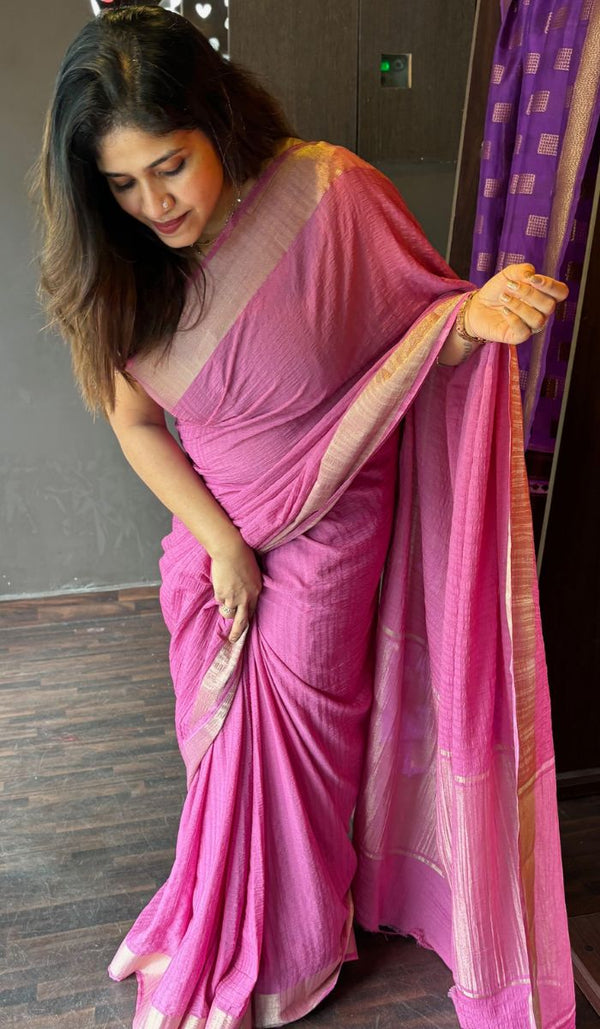 SEMI GRORGETTE SAREE YGU SA 16072415