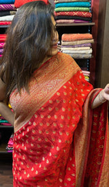 SEMI GEORGETTE SAREE SA 19052449