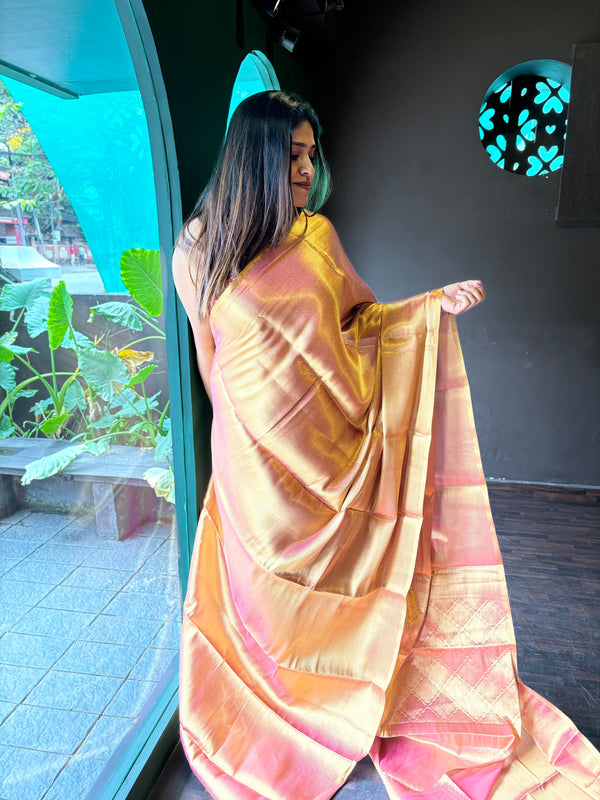 SEMI TISSUE SAREE 28112428