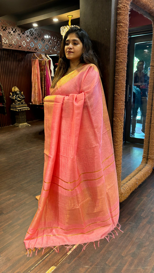 SEMI LINEN SAREE SFB SA 1909247