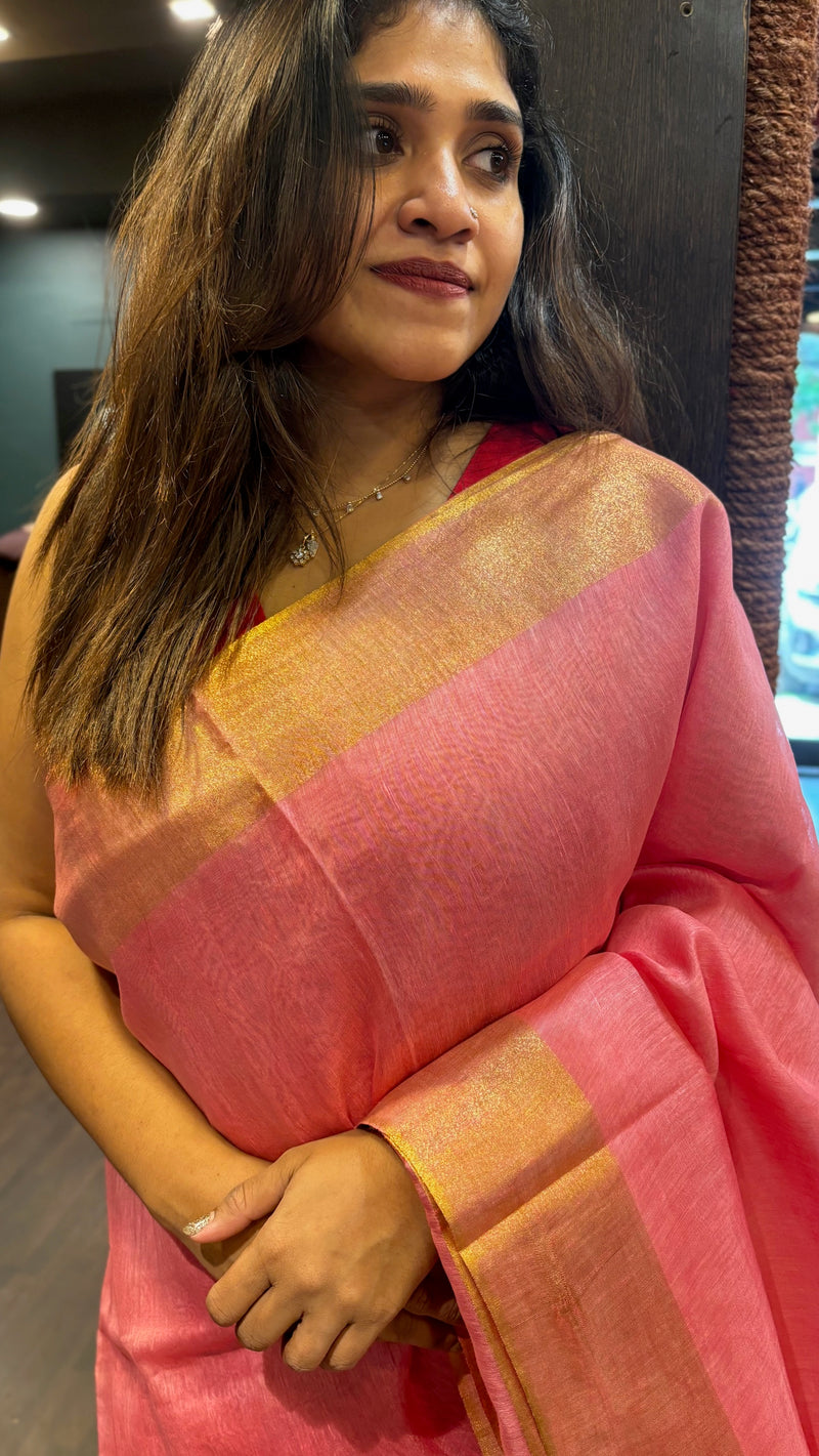 SEMI LINEN SAREE SFB SA 1909247