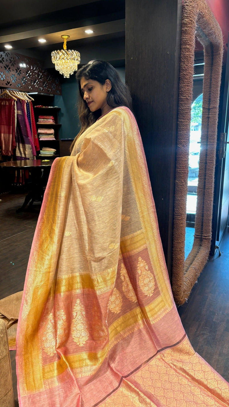 LINEN SAREE VSND 0509236