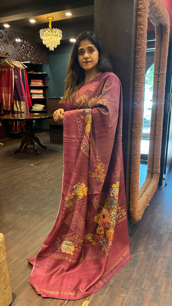 TUSSAR SILK SAREE RSK SA 0512236