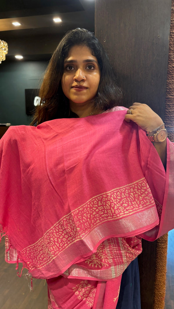 SEMI LINEN SAREE BIR SA 1906249