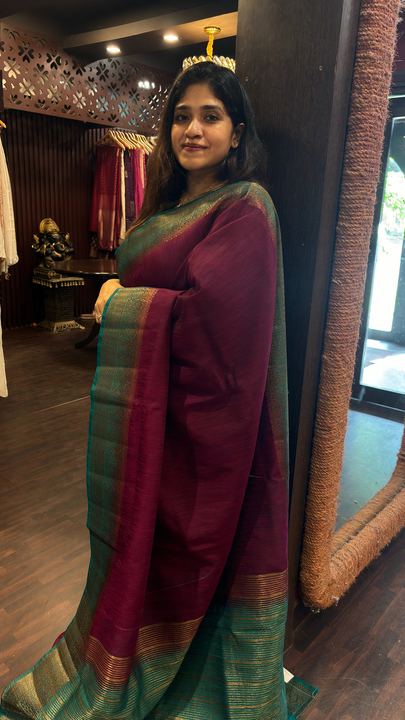 SEMI LINEN SAREE YGU SA 160724181