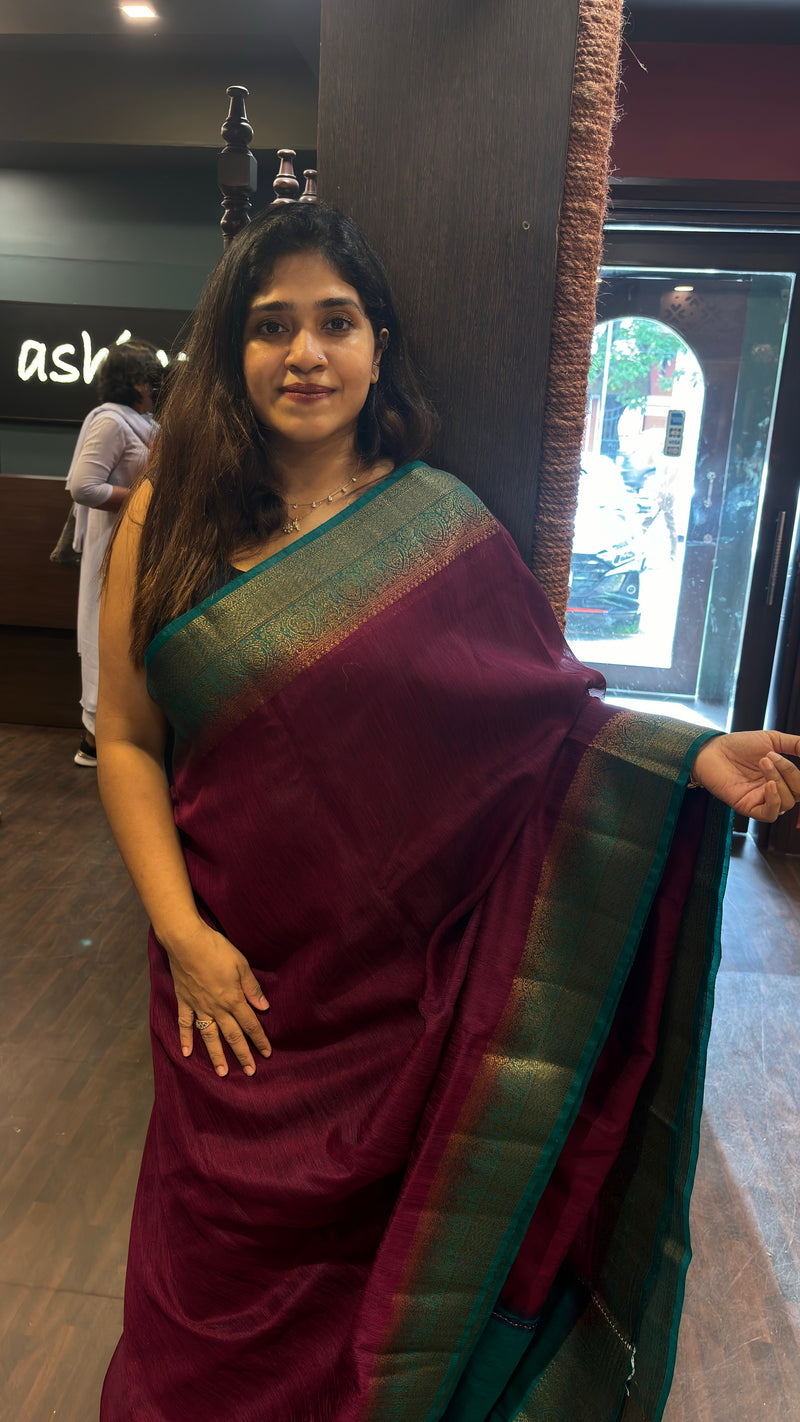 SEMI LINEN SAREE YGU SA 160724181