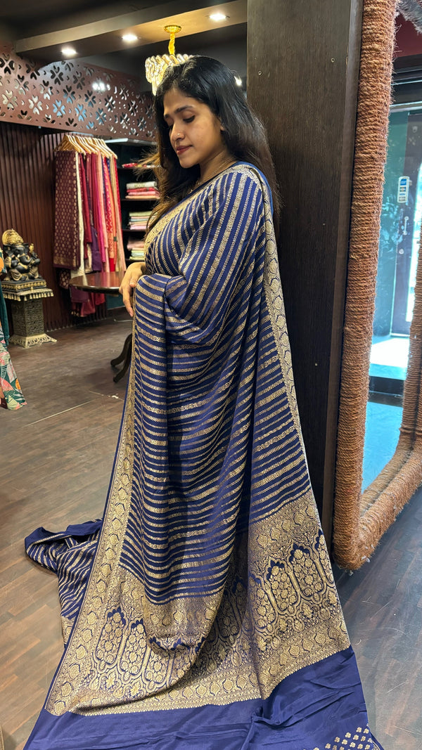 CREPE SILK SAREE SSV SA 2510241